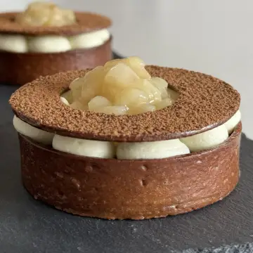 Foto grande del Chocolate-Pear Mini Tart