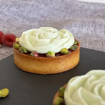 Pistachio-Raspberry Mini Tart foto 11